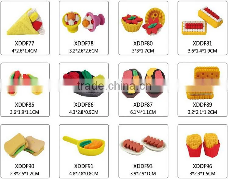 Halloween Rubber Funny Promotional Cheap Pencil Eraser