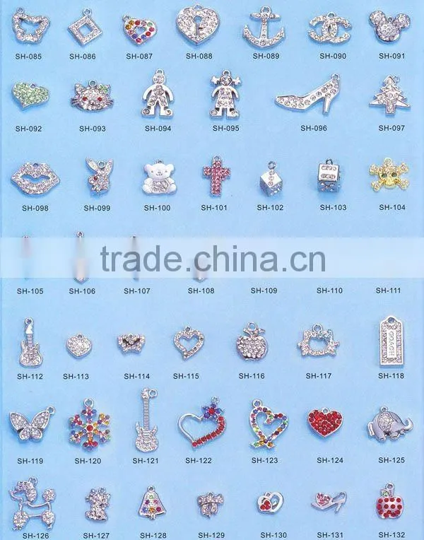 DIY rhinestone letter slide charm ( product catalog 16-20)