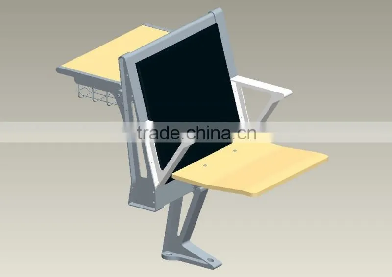 popular school furniture university sudent desk and chair TC-963-V for college