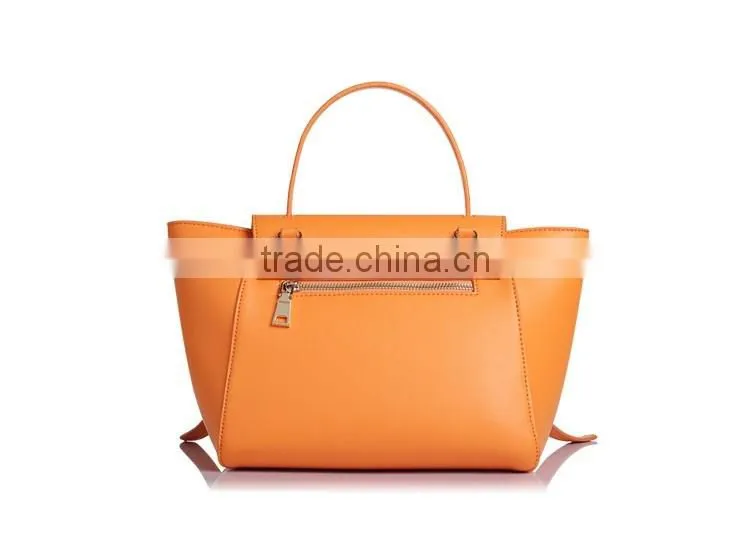 2016 Guangzhou New Fashion Genuine Nappa Leather PU leather Belt Bags Shoulder Bag Handbag for woman