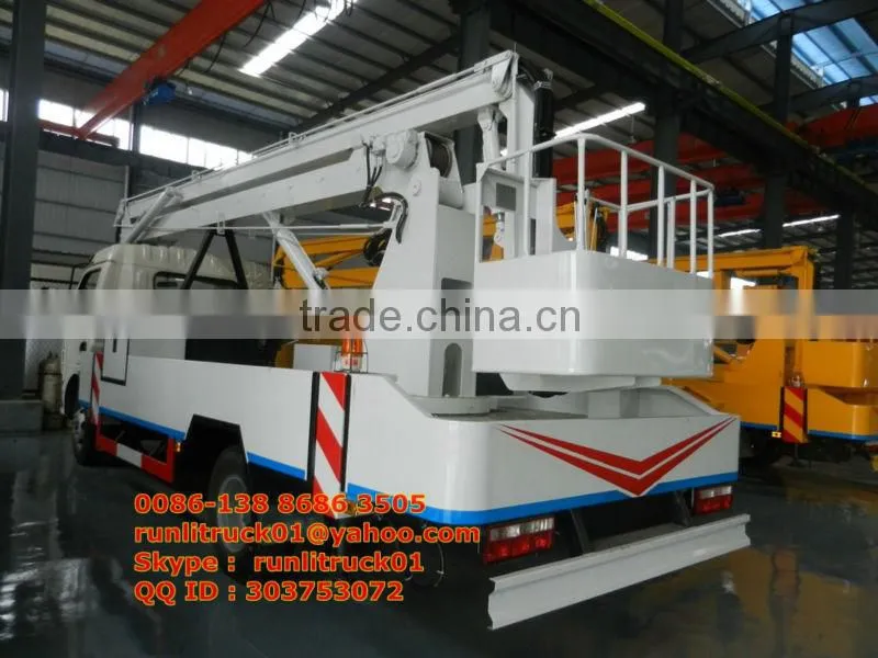 JAC 4*2 18 miter aerial lifts,high-altitude operation truck,over head working truck