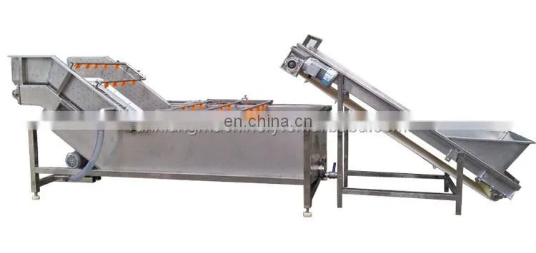 Water Bubble Type Vegetable And Fruit Cleaning Machine Seafood Oyster Seaweed Washer Eggplant Shrimp Bubble Washing Machine