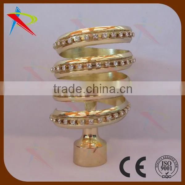 25mm modern series curtain finial with high quality