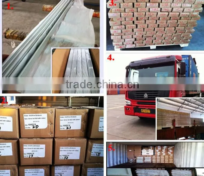 aluminium solar frame profile sandblasting slivery white anodized