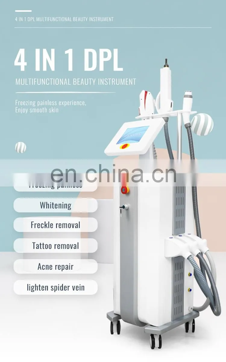 3 in1 laser DPL Hair Removal Picosecond tattoo removal skin lifting Acne Removal Machine