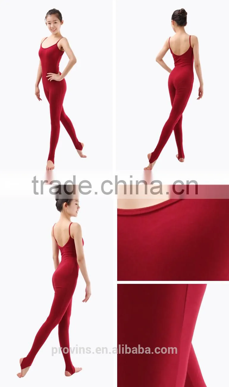 Camisole Gymnastics Leotards with Stirrup Pants (2260)