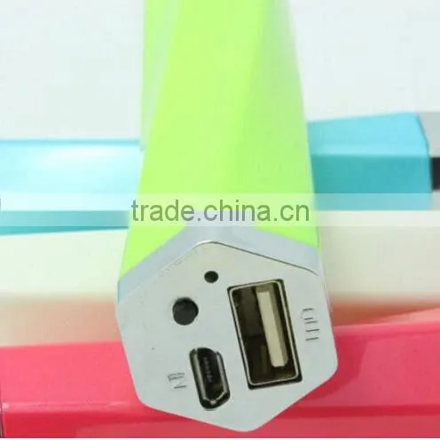 Portable LED power bank 2600mA travelling charger