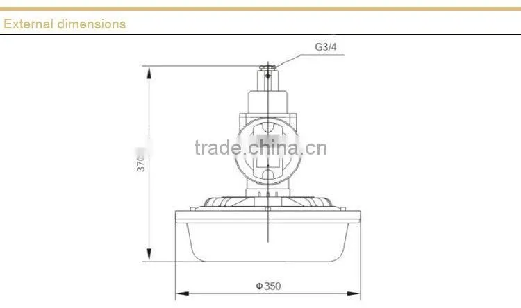 Maintence free energy saving explosion proof light