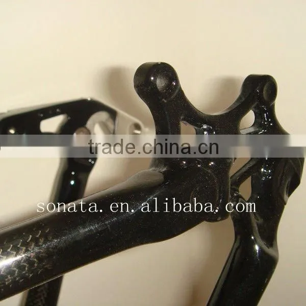 carbon mtb 3k bicycle frame 17' inch