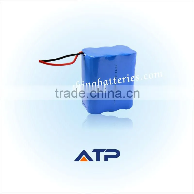Hot selling icr18650 11.1v 4.4ah li-ion rechargeable battery pack for home appliances