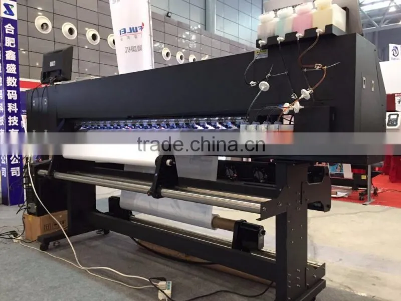 Factory price 1.8m solvent digital printer with dx5 head for sticker printing