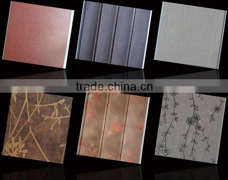 decoration plastic room hot stamping PVC ceiling panel