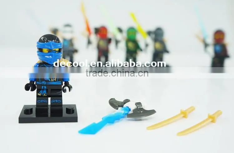 Decool 10023-10028 Ninja Tornado 6pcs/lot Minifigure Toy Building bricks Blocks Toys
