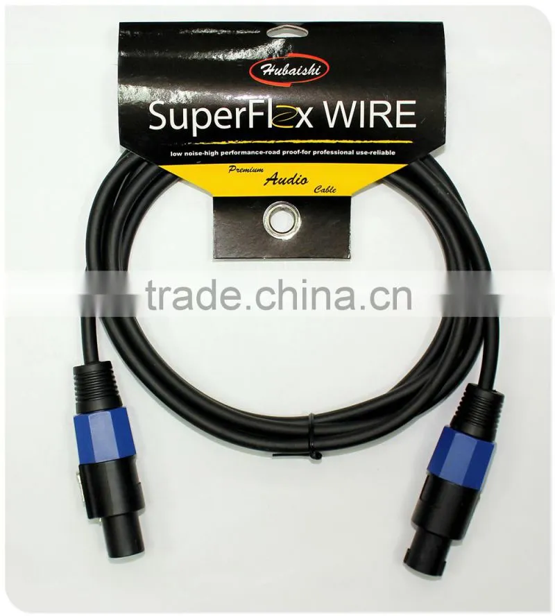 Speaker Cable monitor audio speaker cable speakon connector
