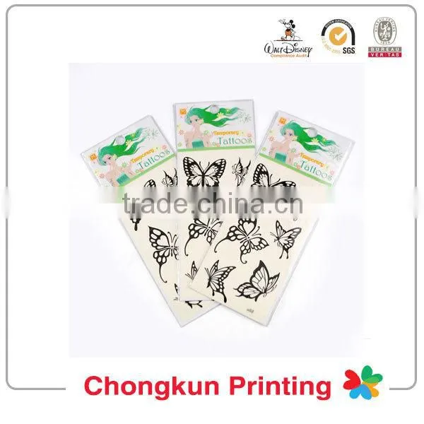 Custom beautiful temporary tattoo sticker