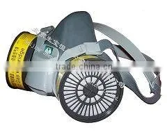 double cartridges gas mask