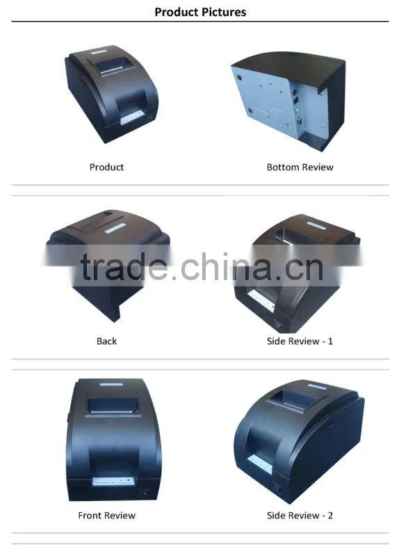 Android dot matrix label printer used for bill printing on commercial POS system
