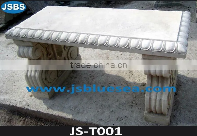 New design of red marble human statue table