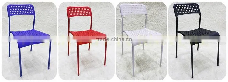 Cheap Modern Stacking Plastic Chair/PP Adde Chair/Steel Pipe Chair