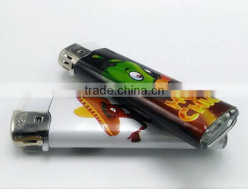 Hot selling customized paper plastic lighter