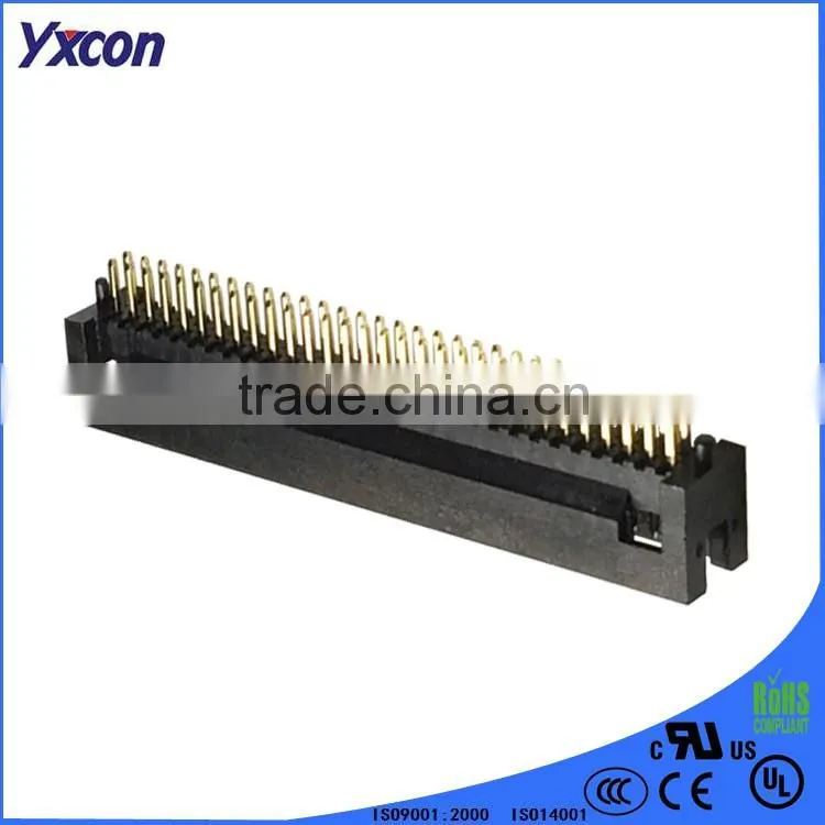Pitch 1.27mm dual row straight with locating pegs box header connector