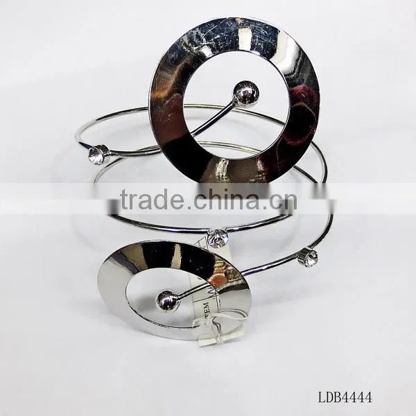 Silver stripe bangles rhinestone snake head bracelet alibaba website