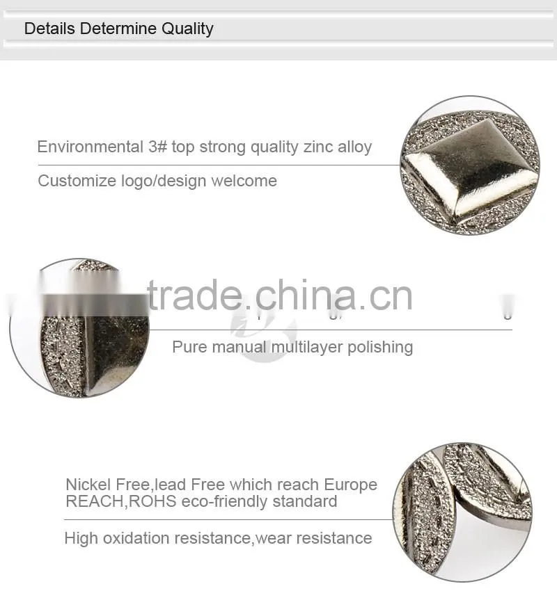 Fashion Design Custom Metal Buttons For Coats