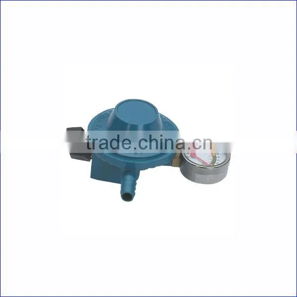 High Quality Auto LPG Regulator Valve with Meter, Zinc Alloy Gas Valve with Child Lock Switch