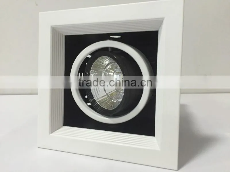 5W Square recessed grille light ceiling light 10w at 15w ceiling for south american ceiling