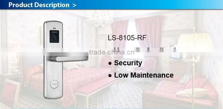 Classic design LSD8105 RFID Card hotel door Lock system