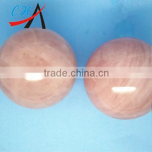 Natural 50mm rose quartz sphere for wholesale