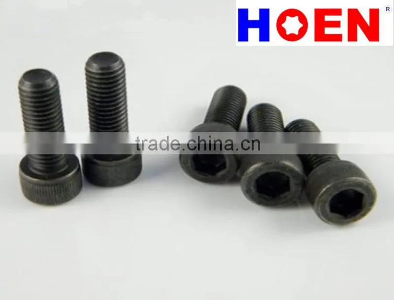 black zinc plated hex socket head cap screws