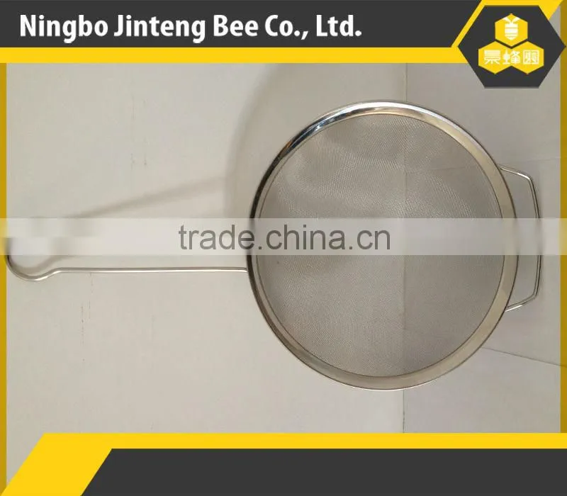 hot sale beekeeping equipment stainless steel honey filter with handle