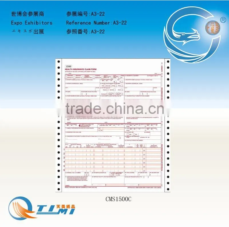 Health Insurance Claim forms business forms Sales Order Book Job Work Order Book