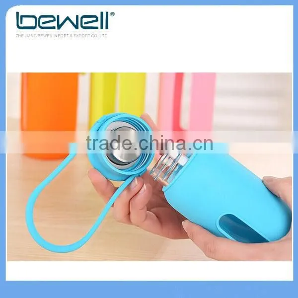 Hot sale printing juice glass bottle