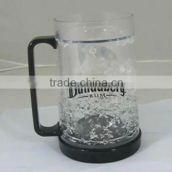 450ml/16oz BAP free plastic beer mug freezer