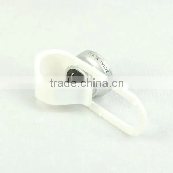 0.67 Wide + Macro Lens With Clip Clamp For iPhone Samsung Cell Phone Camera Lens
