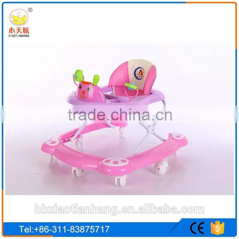 inflatable round baby trolley walker for infant