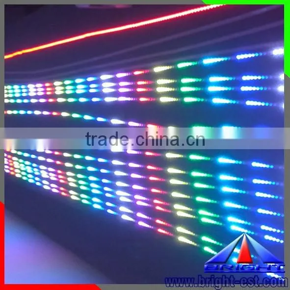 DMX Addressable RGB LED Strip,60leds/m SMD5050 20-22LM/LED Emitting LED Strip