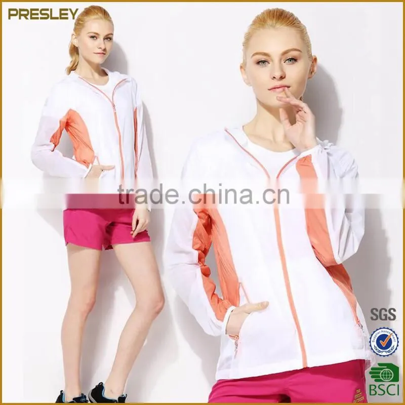 Hot sell very light running jacket with printed logo breathability running Jacket Windbreaker Cycling Running Jacket