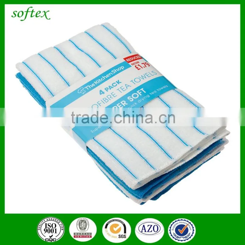 China supplier kitchen microfiber roll for cleaning