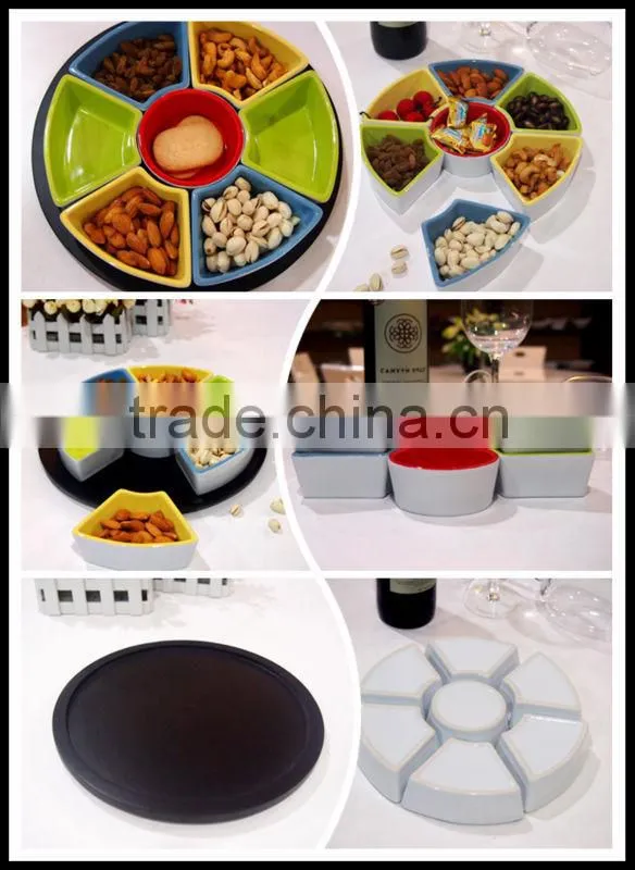 Fashionable ceramic serving set