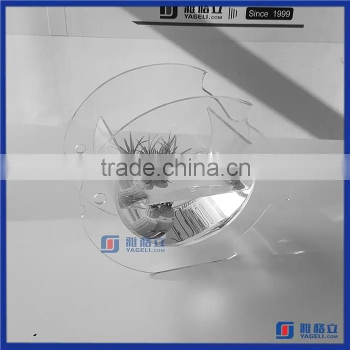 China factory wholesale plexiglass aquarium stand / acrylic fish bowl stands