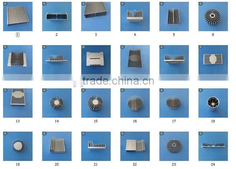 extrusion aluminum suzhou heat sink
