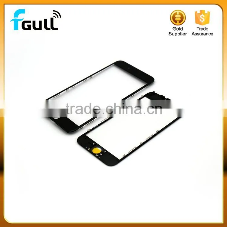 original front glass lens with bezel Frame and the frame for iphone6 pre-installed