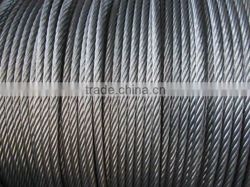 PVC/Nylon coated Galvanized steel wire rope