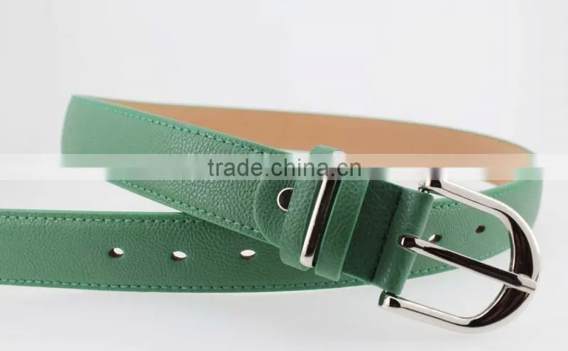 30Mm Women's fashion PU belt with High quality leather in chinese factory