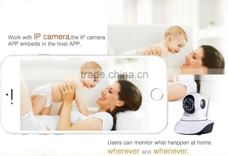 Newest TCP/IP smart home automation WiFi alarm system with IP camera & GSM WiFi GPRS home alarm system WiFi