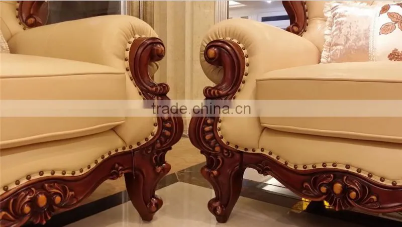 Luxury sofa wooden sofa legs used luxury furniture