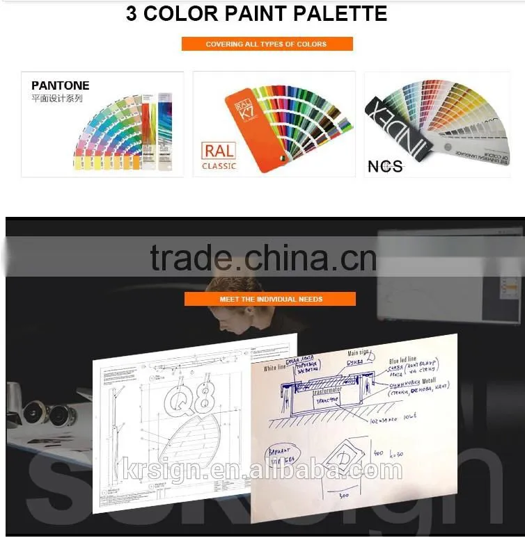 2016 new outdoor sign board material, wall-mount signs on sale
